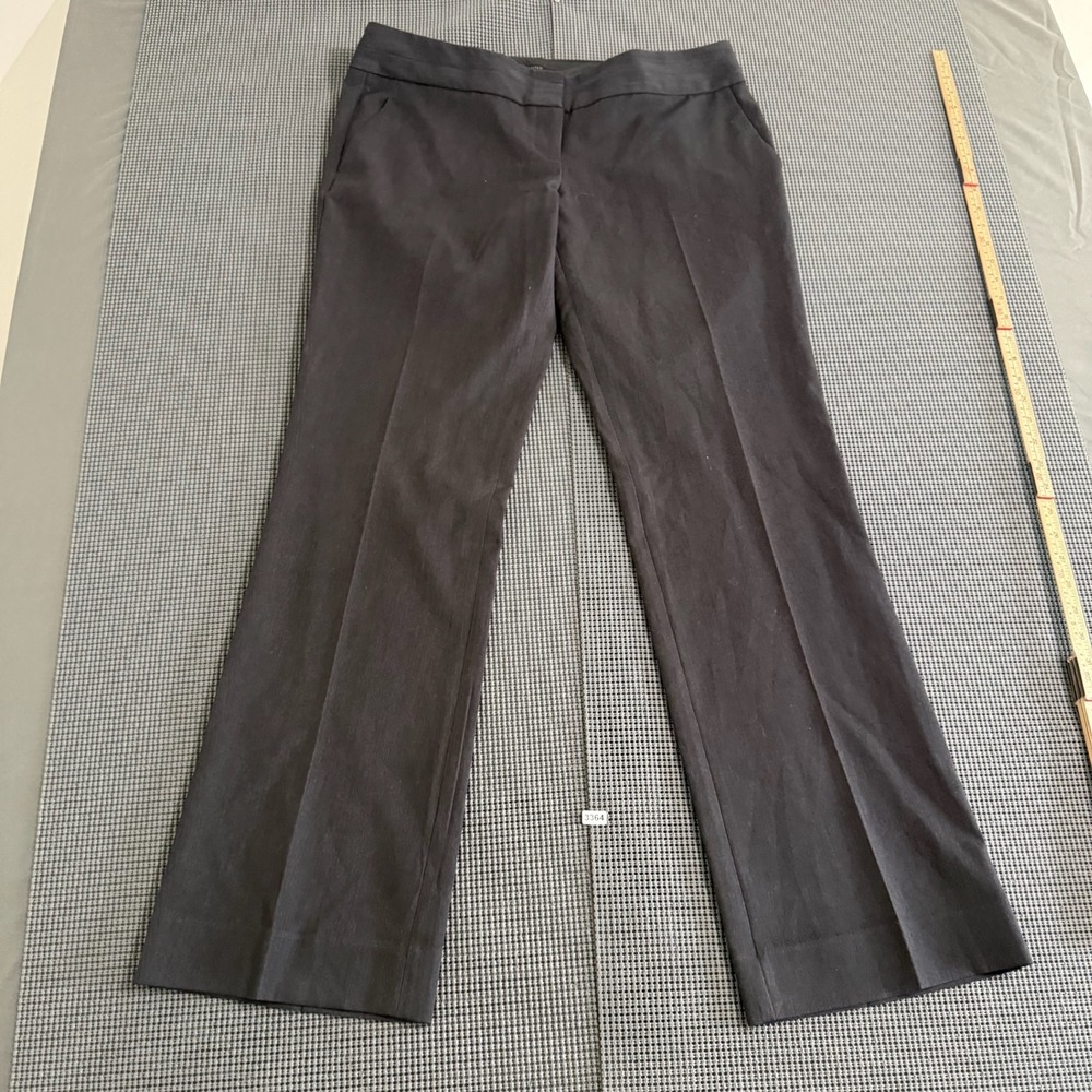 The Limited Collection Drew Fit Women 10 Gray Dress Pants Trousers Flat Front